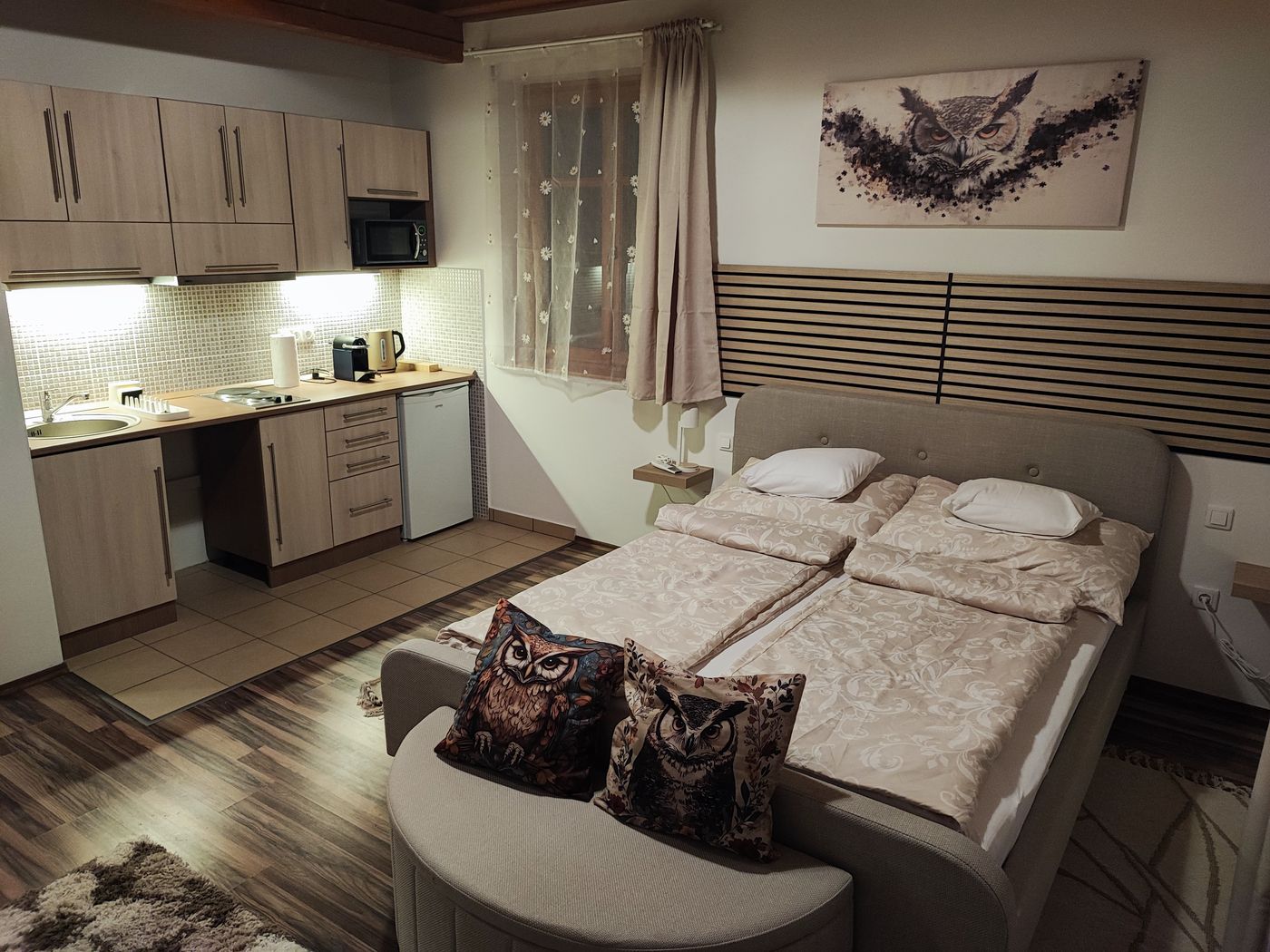 Apartman hálórésszel és konyhával